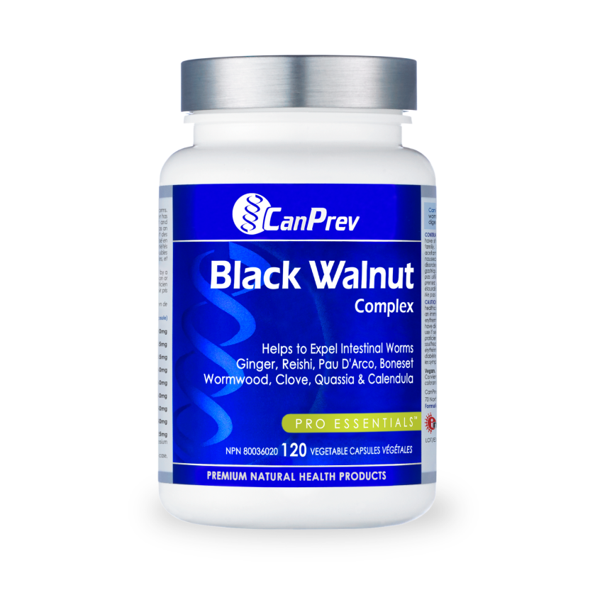 Can Prev black walnut complex 120 v-caps