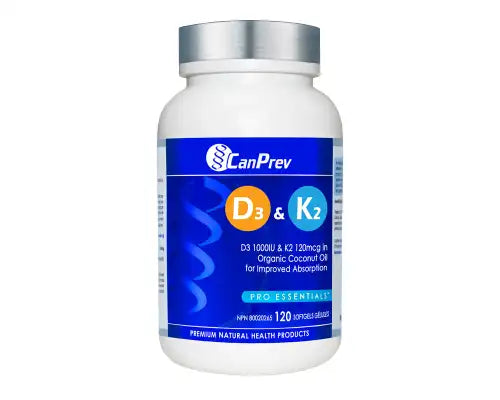 CanPrev D3 & K2 120 softgels