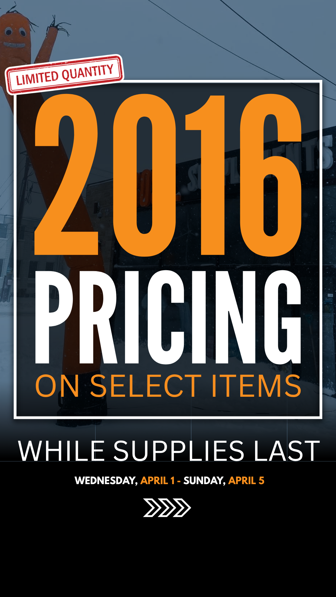 2016 Pricing