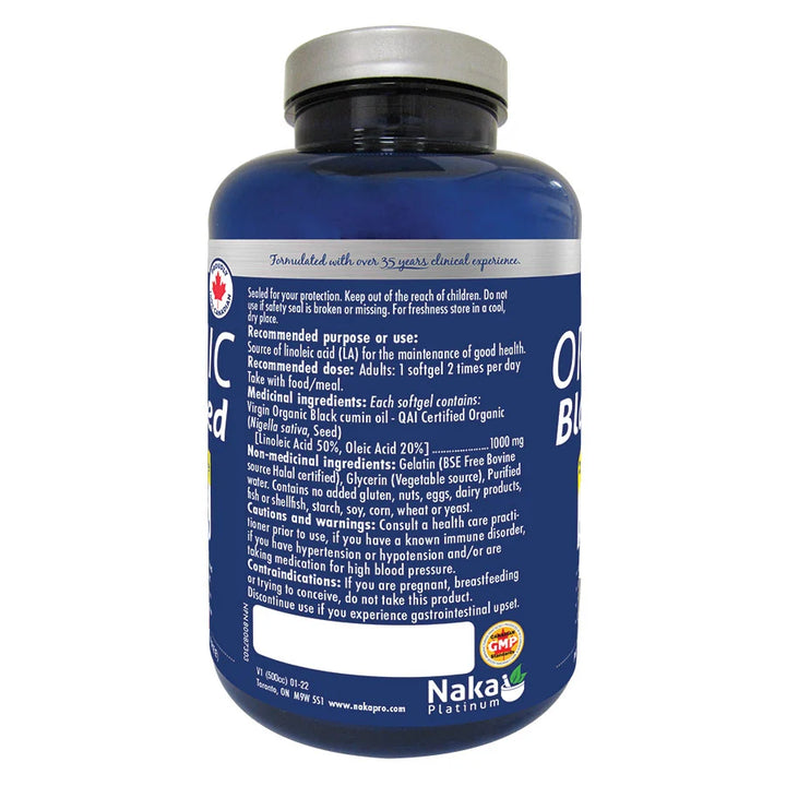 Naka - Organic Black Seed 90softgel