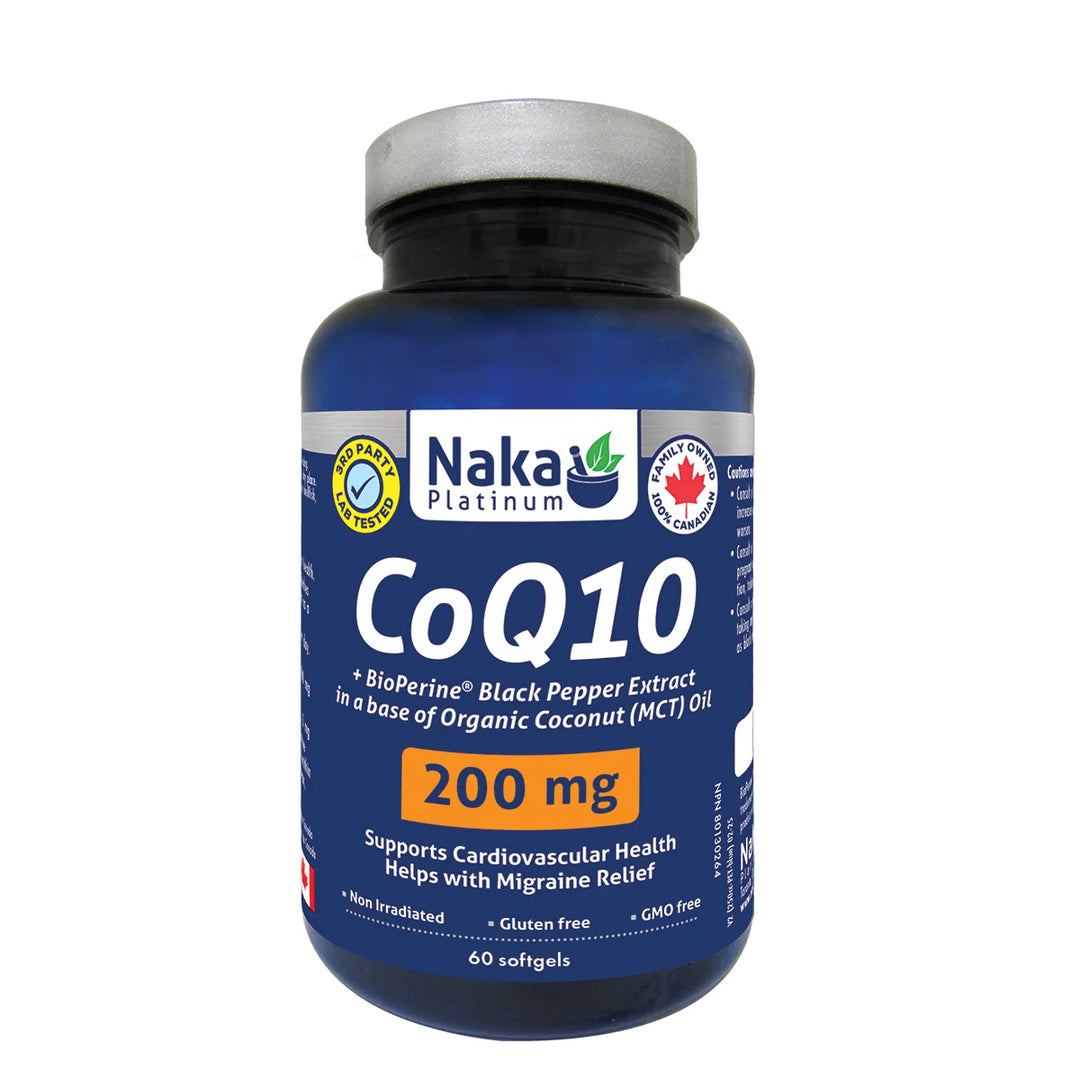 Naka - CoQ10 200mg - 60 Softgels
