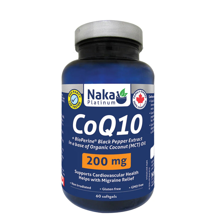 Naka - CoQ10 200mg - 60 Softgels