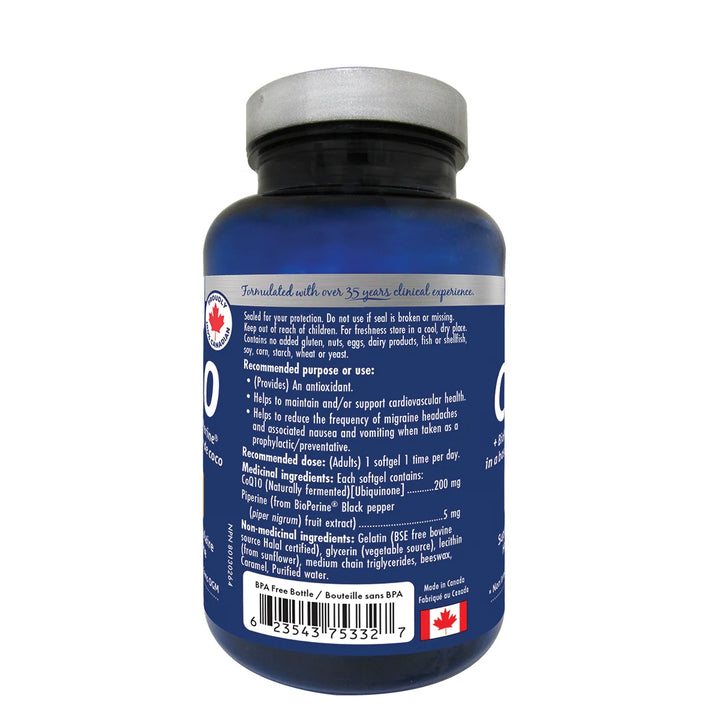 Naka - CoQ10 200mg - 60 Softgels