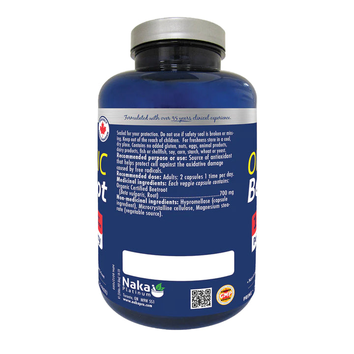 Naka - Organic Beetroot 1400mg - 150vcap