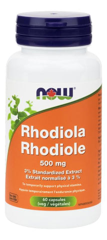 NOW Rhodiola 500mg - 60 Cap