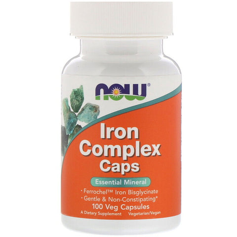 NOW Iron Complex - 100 Tab