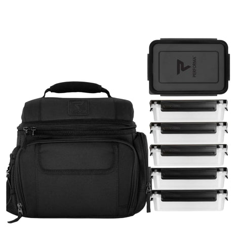 Performa Meal Prep Bag - 6 Meal Containers